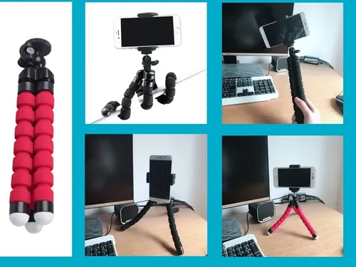 Tripode Flexible Soporte Para Celular Y Camara 5