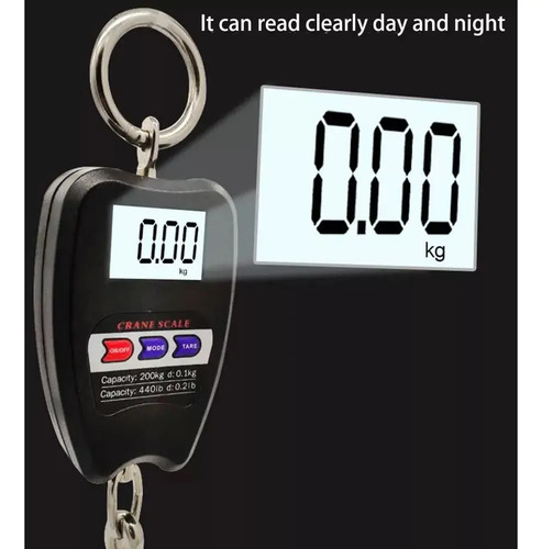 Mini Balanza Digital Colgante Crane 8088 Capacidad 200kg Pantalla Led No A Eleccion 11