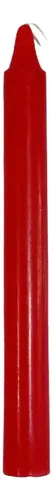 Pack De 4 Velas Lisas  Con Aroma Rojo Liso Frutilla 4