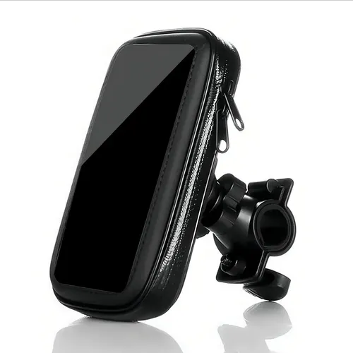 Porta Celular Moto Usb Impermeable Con Cargador Soporte Bolsa 7