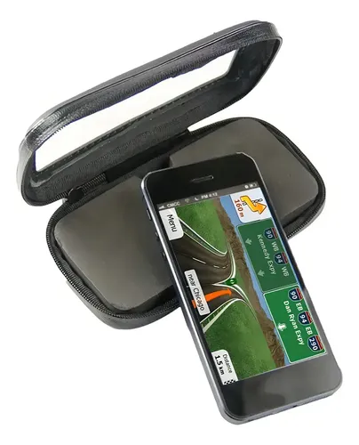 Porta Celular Moto Usb Impermeable Con Cargador Soporte Bolsa 8