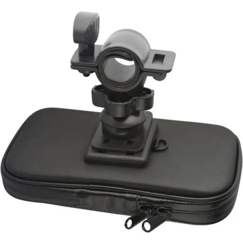 Porta Celular Moto Usb Impermeable Con Cargador Soporte Bolsa 12