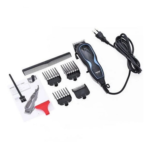 Maquina Cabello Profesional Cortar Pelo Negro/azul 2