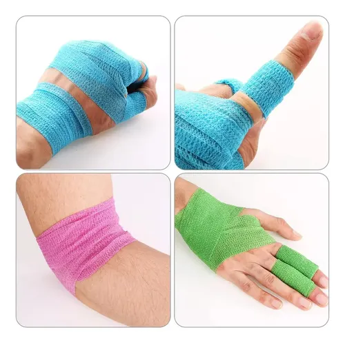 12 Venda Autoadherente Cinta Vendaje Deportes 7.5cm X 4.5m Mix 5