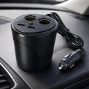 Adaptador Dual Usb Cargador Cenicero 12v 24v 1 Auto 6