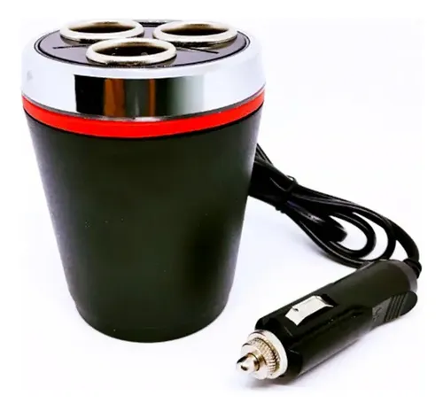 Adaptador Para Enchufe Encendedor Auto 1 A 3 Triple + Usb 4