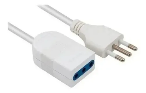 Alargador Extensión Electrica Tierra 10 Metros Blanco 2