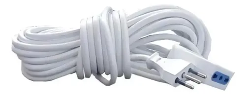 Alargador Extensión Electrica Tierra 10 Metros Blanco 3