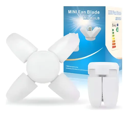 Ampolleta Led 28w Angulo Ajustable 4 Aspas 4+1 Ampolletas Blanca Ly-434