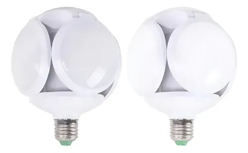 Ampolleta Led Genérica Ampolleta Plegable Globo Color Blanco Blanco Frío 2