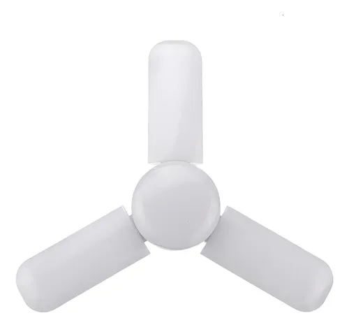 Ampolleta Led Triple Helice Plegable E27 Ahorro Energia  Blanco 2