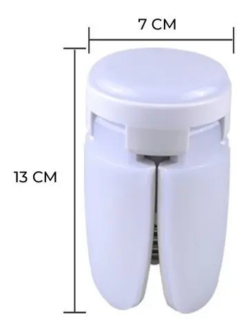 Ampolleta Led Triple Helice Plegable E27 Ahorro Energia  Blanco 5