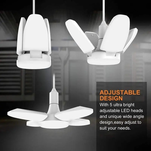 Ampolleta Led Triple Helice Plegable E27 Ahorro Energia Color De La Luz Blanca Blanco 4
