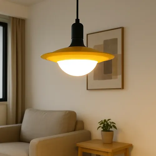 Ampolleta Led Ufo Colores 24w E27 Decoración Plafon Amarillo 2