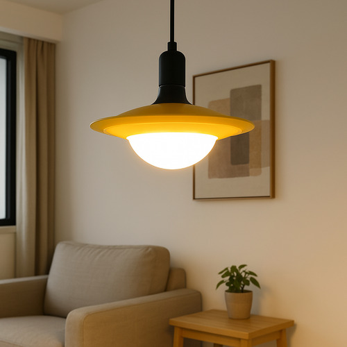 Ampolleta Led Ufo Colores 24w E27 Decoración Plafon Azul 4