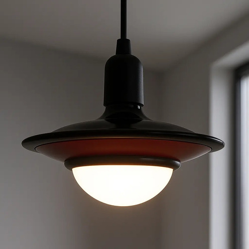 Ampolleta Led Ufo Colores 24w E27 Decoración Plafon Rojo 2