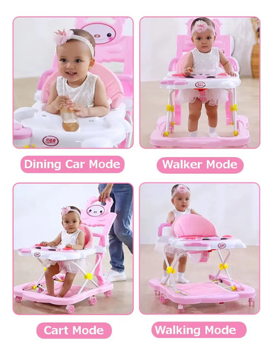 Andador Bebe  Corre Pasillos Coche 4 En 1 10