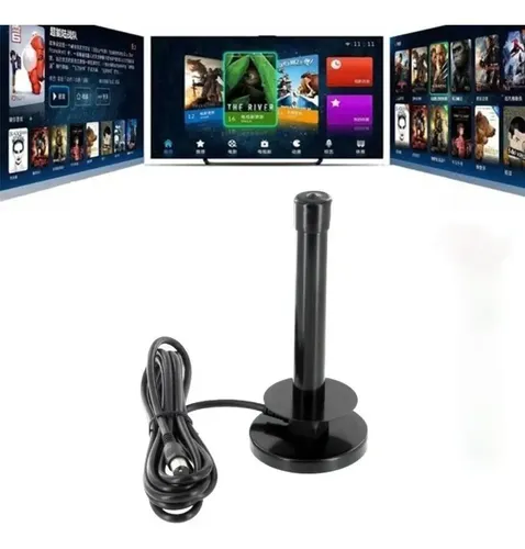 Antena Smart Tv Digital Abierta Hd Tvd Interior Coaxial 2