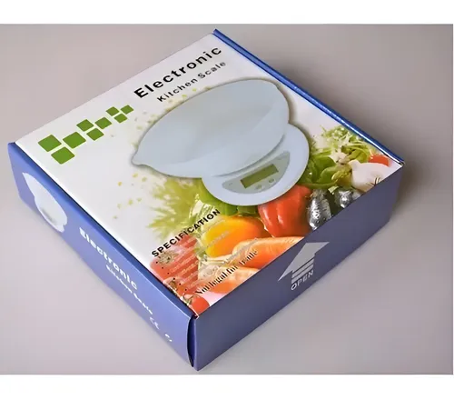 Balanza Pesa Digital Cocina Genérica 5 Kg Con Bowl Color Blanco 4