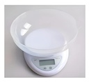 Balanza Pesa Digital Cocina Genérica 5 Kg Con Bowl Color Blanco 10