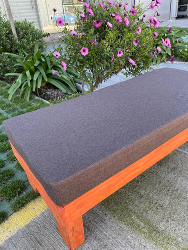 Banca Banqueta Asiento De Madera Terraza Camping Eventos Madera Oscuro Marrón 7
