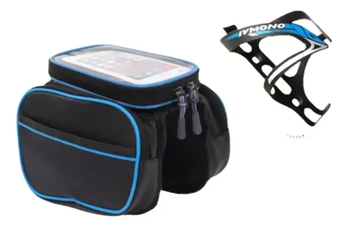 Bolso Alforja Porta Celular Impermeable Para Bicicleta Unico 7