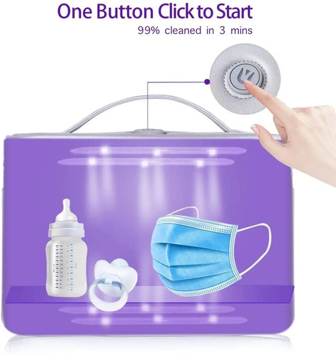 Bolso Sanitizador Luz Uv Elimina Germenes  Esterilizador 3