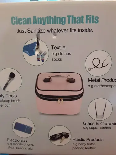 Bolso Sanitizador Luz Uv Elimina Germenes  Esterilizador 11