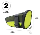 Bolso Verde Luz Led Sillín Bicicleta  Señales Control Remoto Verde 3