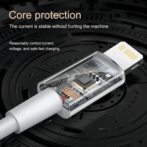 Cable Usb Calidad Lightning Compatible iPhone 3 Metros 10 Un Azul 9