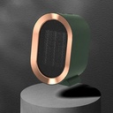 Calefactor Eléctrico Cerámica Estufa Portatil Verde Oscuro 3