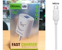 Cargador De Pared Carga Rapida Tipo C Mas 2 Puertos Usb Blanco Tipo C 3