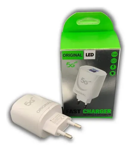 Cargador De Pared Carga Rapida Tipo C Mas 2 Puertos Usb Blanco Tipo C 5