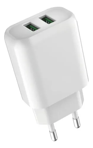 Cargador De Pared Carga Rapida Tipo C Mas 2 Puertos Usb Blanco Tipo C 6