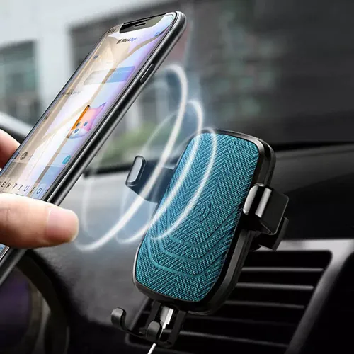 Cargador Soporte Auto Inalambrico Qi iPhone 8 Plus X S7 S8 4