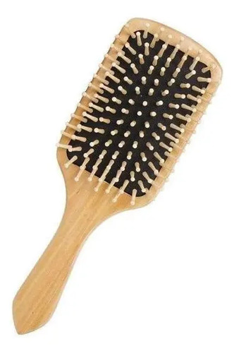 Cepillo Pelo Cabello Bambu Ecologico Masajeador 3