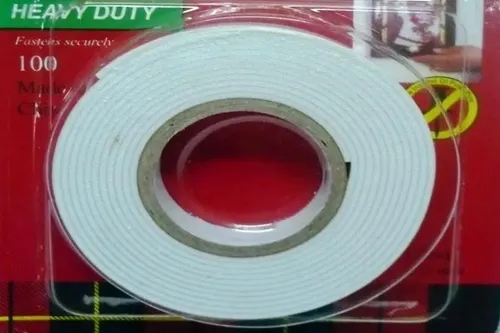 Cinta Doble Contacto Doble Cara Faz 3 Mt X 1.8cm Blanco Lisa 4