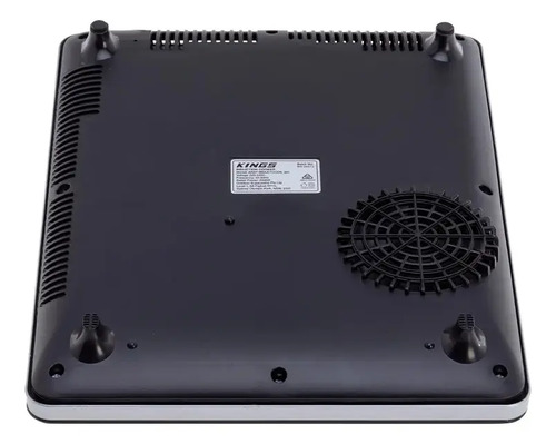 Cocina Eléctrica Portátil Yuedi Vidrio Templado 2200w Negra Negro 3