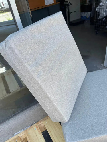 Cojin Terraza 50x50x10 Cm. Densidad 21 Sillon Sillones Beige Liso 5