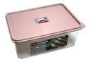 Contenedor Organizador Refrigerador Transparente Con Tapa 2