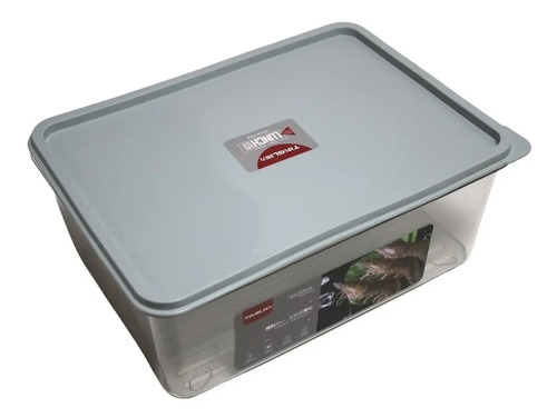 Contenedor Organizador Refrigerador Transparente Con Tapa 3