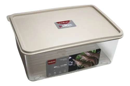 Contenedor Organizador Refrigerador Transparente Con Tapa 5