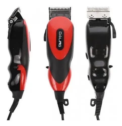 Cortadora De Pelo Para Mascotas Daling Dl-d12 Con Accesorios Rojo 2