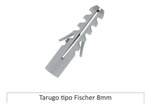 Tarugos Fischer 8x40 Mm Para Construcción 100 Unidades 3