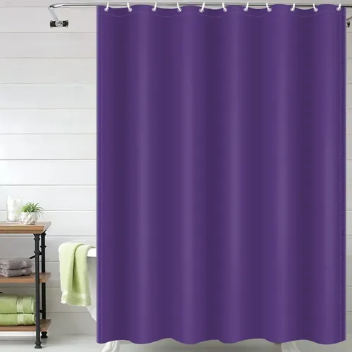Cortina Baño Ducha Tela Genero Poliéster 180x180 5