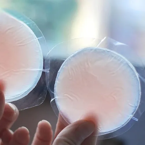 Cubre Pezón De Silicona Rehutilizable Adhesivo Piel Silicona Liso Estándar 8