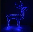 Reno Navidad Led Azul Jardín Decoración Fijo Azul 2