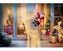 Reno Navidad Led Azul Jardín Decoración Fijo Azul 3