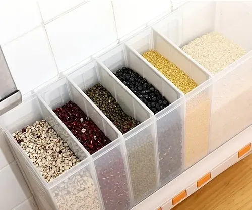 Dispensador 6 En 1 De Cereales Granos Frutos Secos Arroz 3