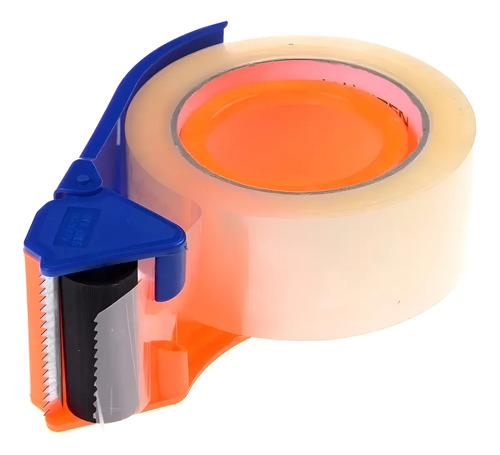 Dispensador De Mano Jbem Tape Dispenser 5 Cm Metal Y Plástico Naranja/blanco/azul 4